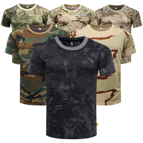 camisetas licra camuflada militar