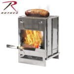 Estufa De Campamento Plegable De Acero Inoxidable Rothco