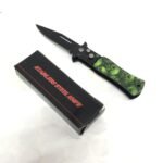 Navaja Pequeña Calavera verde