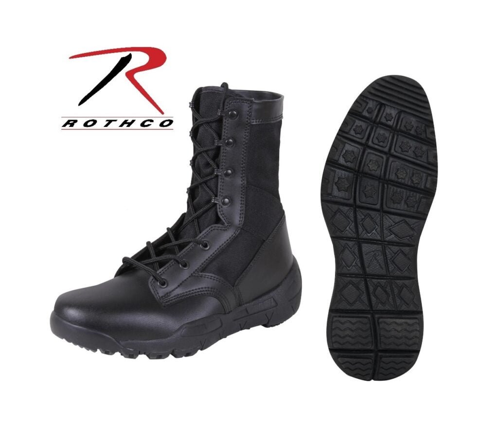 Botas Tácticas Ligeras Rothco V-Max Negro