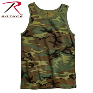 Esqueleto Camiseta Sin Mangas Camuflado Rothco
