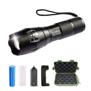 linterna tactica led 3 luces blanca roja y ultravioleta 1