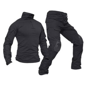 conjunto tactico deportivo pantalon y camibuzo con protectores