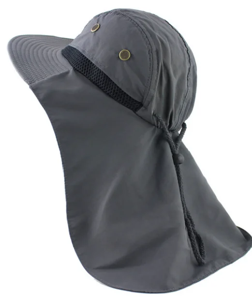 Sombrero Pava Con Solapa Cuello Ajustable Transpirable - Image 3