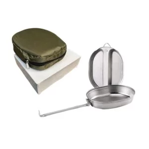 Marmita O Menaje De Aluminio Con Forro Para Camping