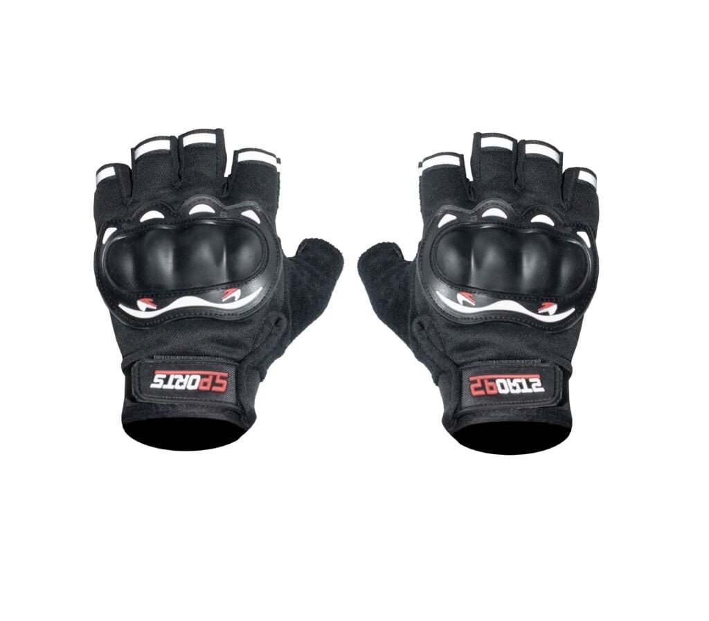 Guantes Pro-biker Medio Dedo Motociclista Táctil