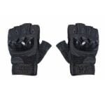 Guantes Medio Dedo Nudillos Refuerzos Fino