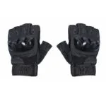 Guantes Medio Dedo Nudillos Refuerzos Fino