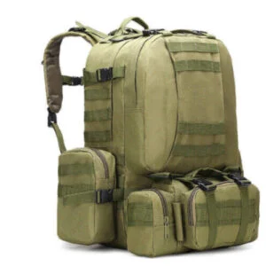 Morral Mochila de Viaje Táctico Supervivencia Tela Codra 50L