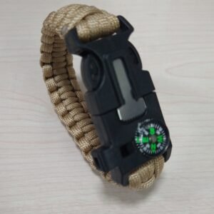 Manilla Supervivencia Pulsera Táctica 4en1 Eco