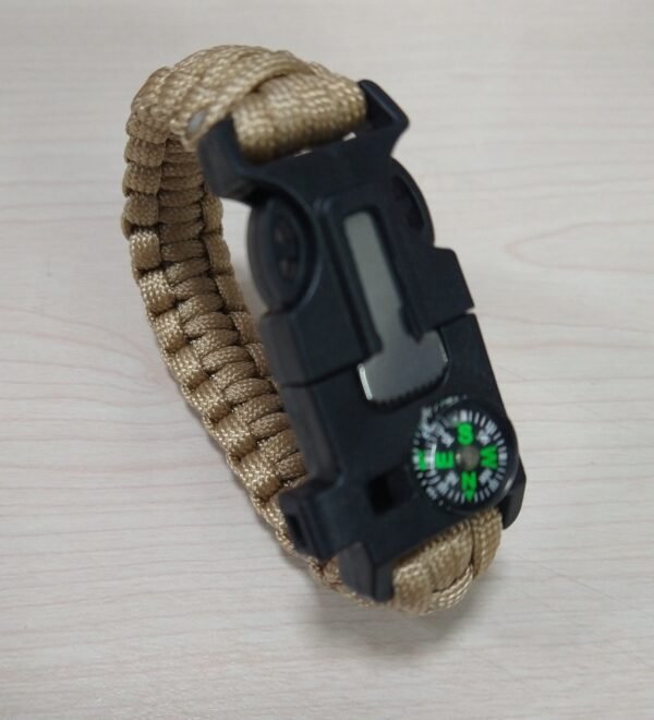 Manilla Supervivencia Pulsera Táctica 4en1 Eco