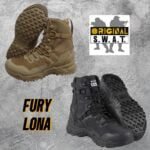 Botas Militares Swat Fury Lona Cuero Original