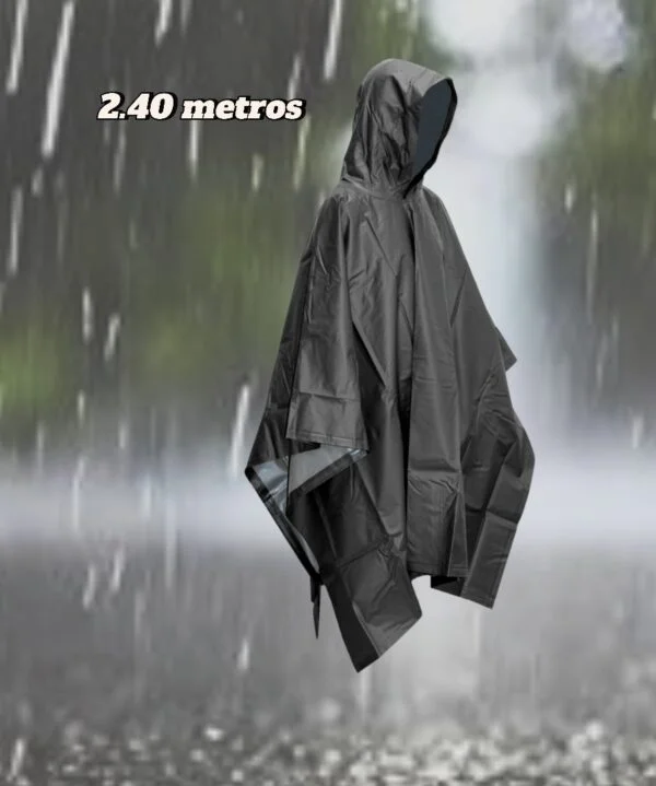 Poncho Impermeable Negro o Verde 2.40 Mts