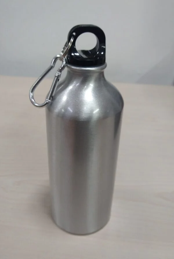 Caramañola Botilito 600 ML Metálico Plateado - Image 6