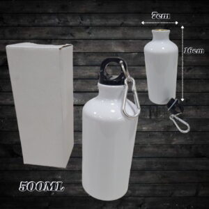 caramanola botilito 500 ml metalico blanco